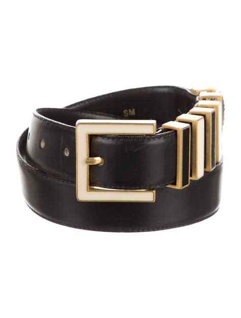 christian dior leather belt